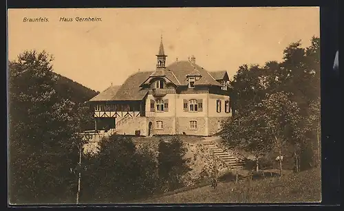 AK Braunfels, Hotel-Pension Haus Gernheim