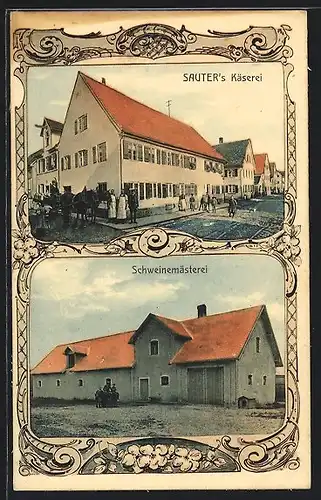 AK Ichenhausen, Sauter`s Käserei, Schweinemästerei