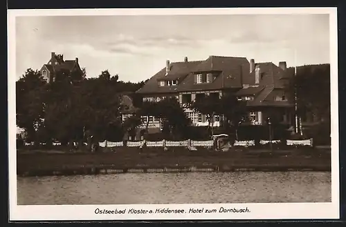 AK Kloster / Hiddensee, Hotel zum Dornbusch