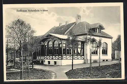 AK Witten /Ruhr, Gasthaus Forsthaus Hohenstein