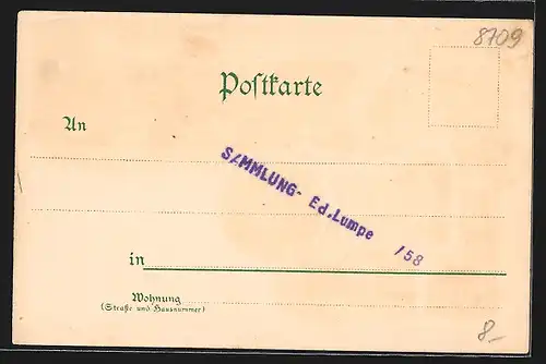 Lithographie Alt-Neugersdorf, Gesamtansicht, Schule, Kirche, Bahnhof, Kinderheim