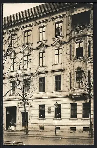 Foto-AK Nürnberg, Tapezierbetrieb H. Niethe 1909