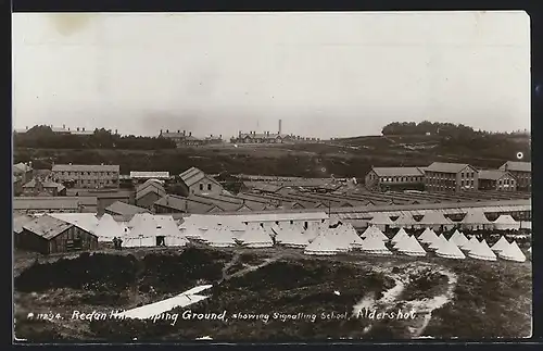 AK Aldershot, Redan Hill Camping Ground, showing Signalling School