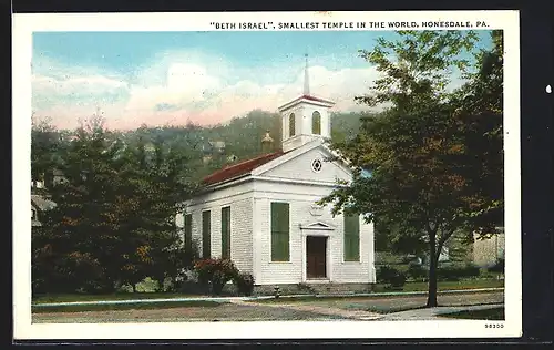 AK Honesdale, PA, Beth Israel, Smallest Temple in the World