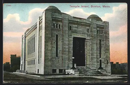 AK Boston, MA, Temple Israel, Synagoge
