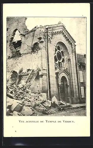 AK Verdun, Vue Actuelle du Temple, Synagoge