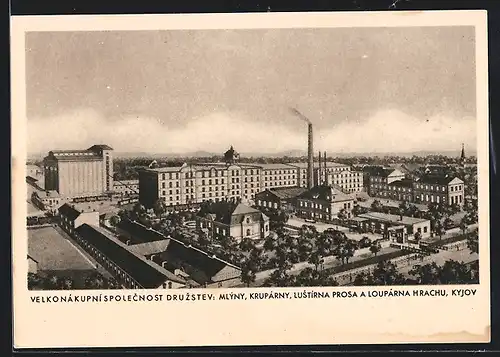 AK Kyjov, Velkonákupní spolecnost druzstev: Mlýny, Krupárny, Lustrína prosa a Louárna hrachu