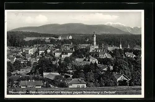 AK Traunstein, Gesamtansicht von Westen