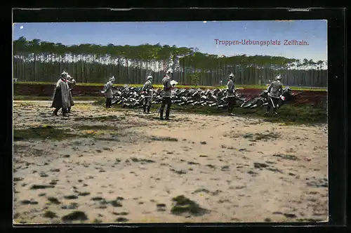 AK Zeithain, Soldaten bei der Schiessübung