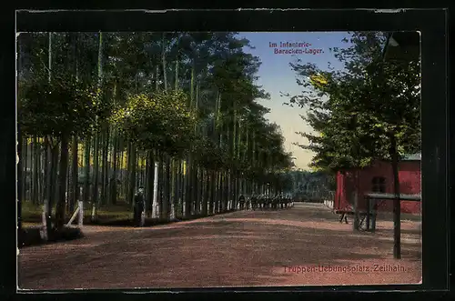 AK Zeithain, Truppenübungsplatz, Infanterie-Baracken-Lager