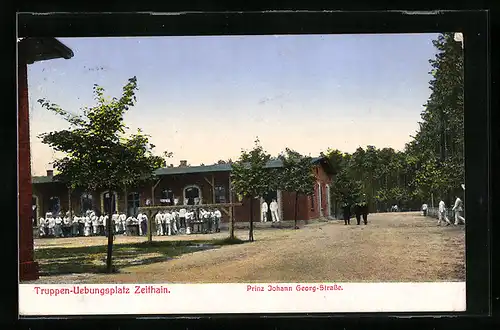 AK Zeithain, Truppen-Uebungsplatz, Prinz Johann Georg-Strasse