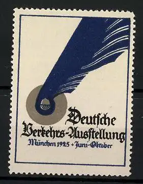 Reklamemarke München, Deutsche Verkehrs-Ausstellung 1925, Messelogo