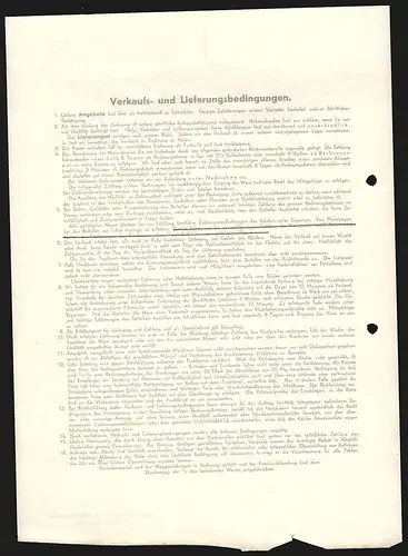 Rechnung Dingolfing 1940, Hans Glas, Spezialfabrik für Sämaschinen, Modell der Fabrikanlage mit Verladebahnhof