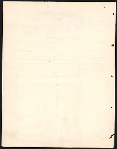 Rechnung Offenbach a. M. 1905, Lippmann & Haldy, Seifen-Fabrik, Fabrikanlage und Schutzmarke