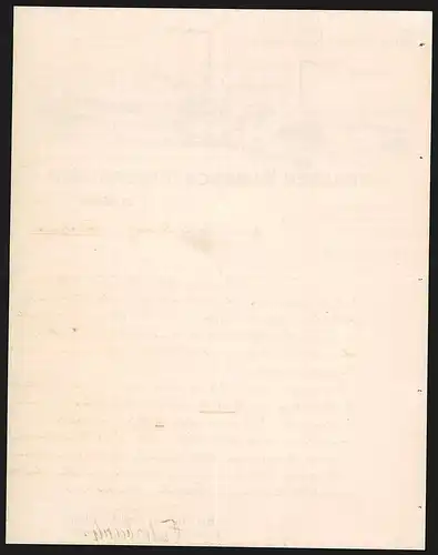 Rechnung Bruchsal 1902, Strasser, Hambsch & Federbusch, Bruchsaler Kalkfabriken, Ansicht zweier Werksgelände