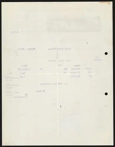 Rechnung Baden-Oos 1932, Carl Roth Nachfolger, Kachelöfen und -herde, Baukeramik, Ansicht des Fabrikgeländes