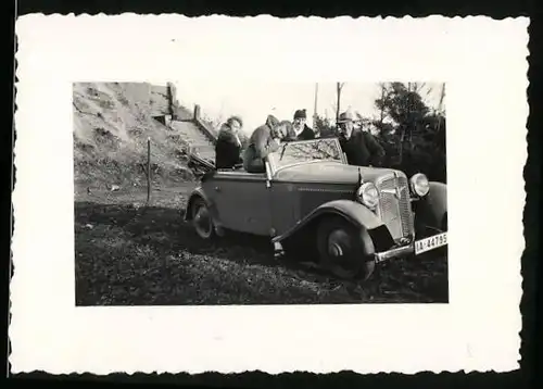 Fotografie Auto Adler Trumpf Cabrio (1934), PKW mit Kennzeichen Berlin