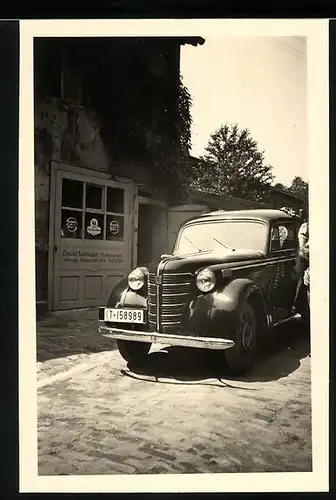 Fotografie Auto Opel Olympia (1938 /40), Kfz-Kennzeichen Provinz Hessen-Nassau