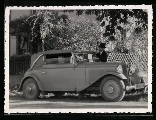 Fotografie Auto Adler Primus Cabrio (1934 /35), Karrosserie Karmann
