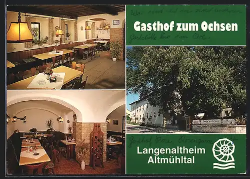 AK Langenaltheim /Altmühltal, Gasthof zum Ochsen, Oberer Hauptstrasse 4