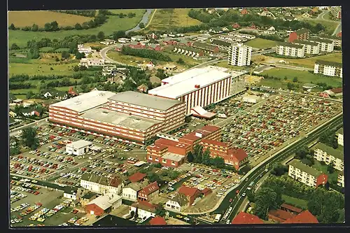 AK Bad Segeberg, Einrichtungshaus Möbel-Kraft, Luftbild