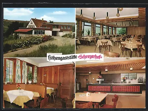 AK Hessigheim /Württ., Höhenhgaststätte Schreyerhof