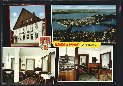 AK Ratzeburg, Wittlers Hotel, Gesamtansicht