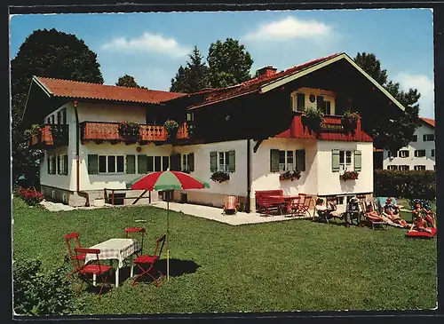 AK Schwangau-Waltenhofen, Hotel-Pension Haus Bergblick am Forggensee