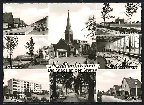 AK Kaldenkirchen, Beethovenstr., Schulzentrum, Hallenschwimmbad, Kiefernforst, Gut Altenhof