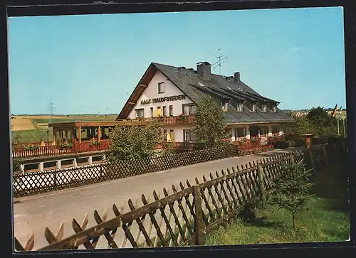 AK Selters-Eisenbach /Ts., Haus Waldfrieden mit Strasse