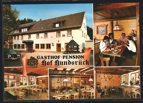 AK Eschau / Spessart, Gasthaus-Pension Hundsrück