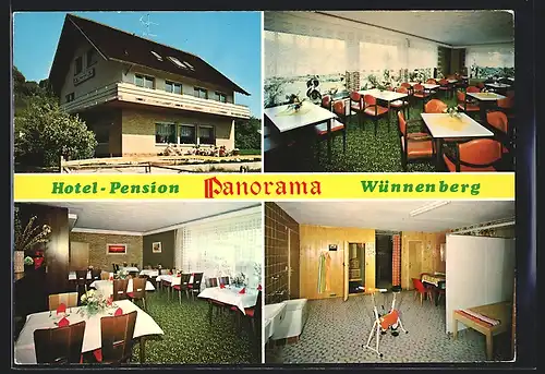 AK Wünnenberg, Hotel-Pension Panorama, Bürenerstrasse 25