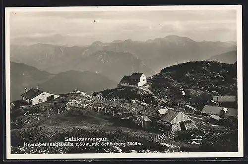 AK Kranabethsattelhütte, Berghütte mit Schönberg