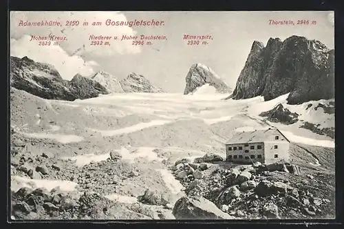 AK Adamekhütte, Berghütte mit Gipfelpanorama