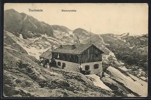AK Simonyhütte, Berghütte mit Dachstein