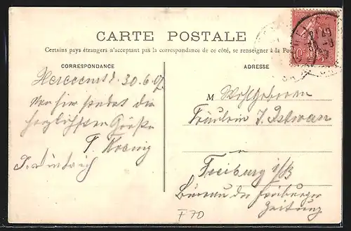 AK Héricourt, Vue générale