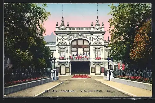 AK Aix-les-Bains, Villa des Fleurs