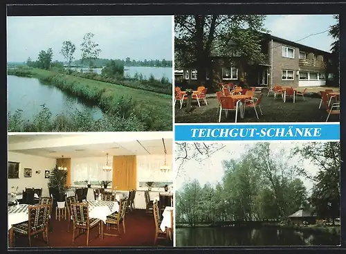 AK Wahrenholz-Teichgut, Gasthaus Teichgut-Schänke