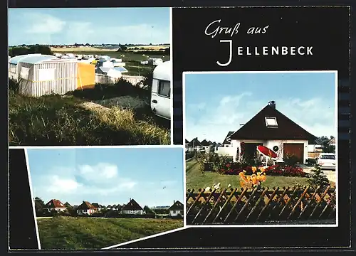 AK Krusendorf-Jellenbeck, Campingplatz, Wohnhäuser