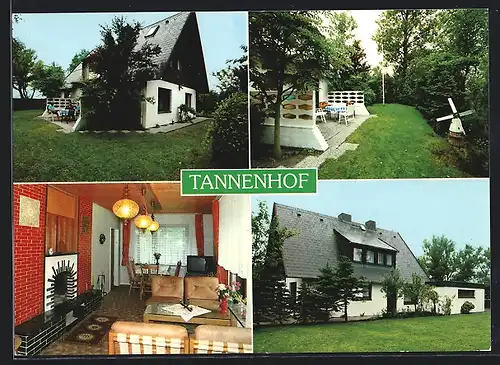 AK Neufeld /Elbmündung, Gasthaus Tannenhof von Peter-Reimer und Gaby Janssen, Alte Bundesstrasse 10
