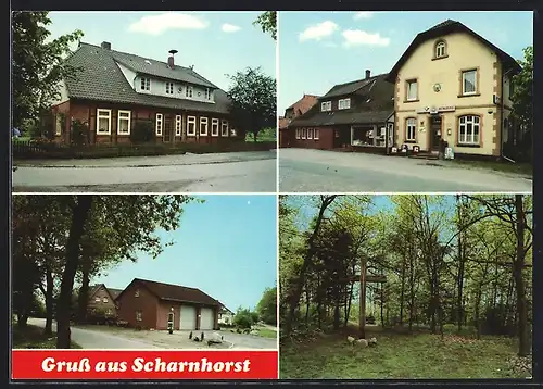 AK Scharnhorst /Kreis Celle, Gastwirtschaft zur Post