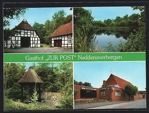 AK Neddenaverbergen, Gasthof zur Post