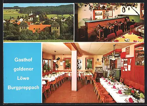 AK Burgpreppach, Gasthof goldener Löwe