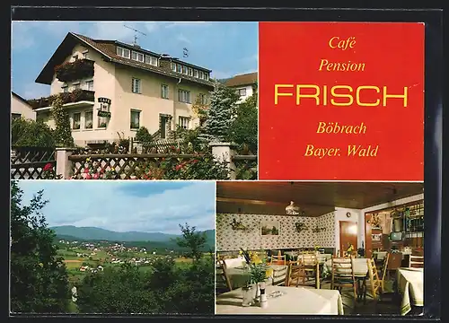 AK Böbrach /Bayer. Wald, Cafe & Pension Frisch
