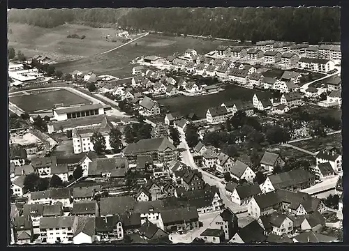 AK Immendingen /Baden, Teilansicht der Gemeinde aus der Vogelschau