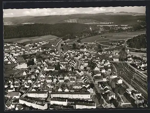 AK Immendingen an der Donau, Fliegeraufnahme vom Ort