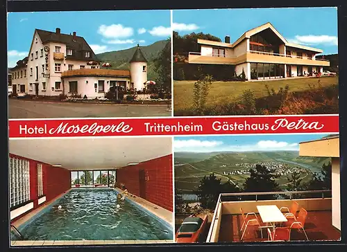 AK Trittenheim /Mosel, Hotel Moselperle, Gästehaus Petra