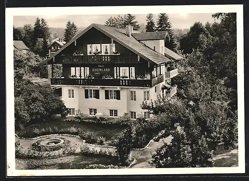 AK Bad Tölz, Kurhotel Haus Rheinland, Merzstrasse 9