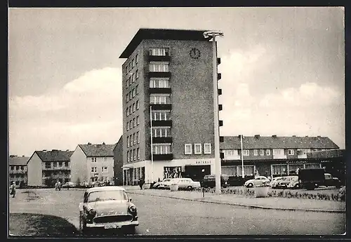 AK Harksheide, Blick zum Rathaus