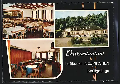 AK Neukirchen / Knüllgebirge, Parkrestaurant, ADAC-Hotel